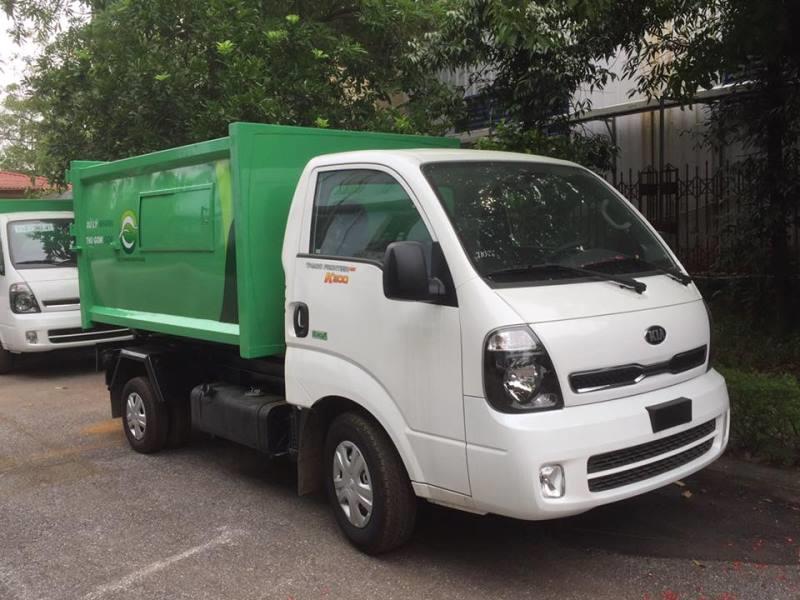 Xe ép rác Thaco Kia K200 2019 Euro 4 thu gom rác khu vực dân cư 5