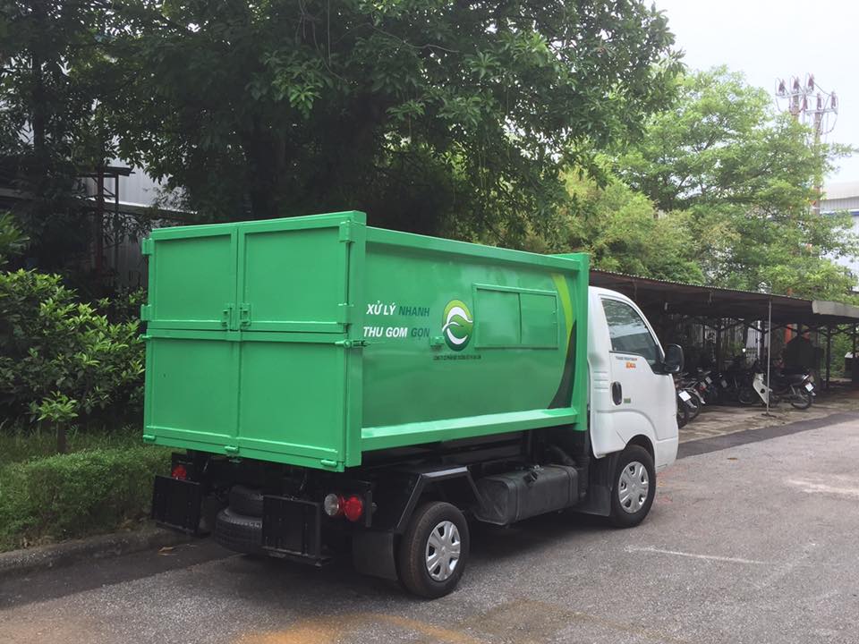 Xe ép rác Thaco Kia K200 2019 Euro 4 thu gom rác khu vực dân cư 3